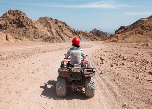 Safari with camels and a Bedouin village